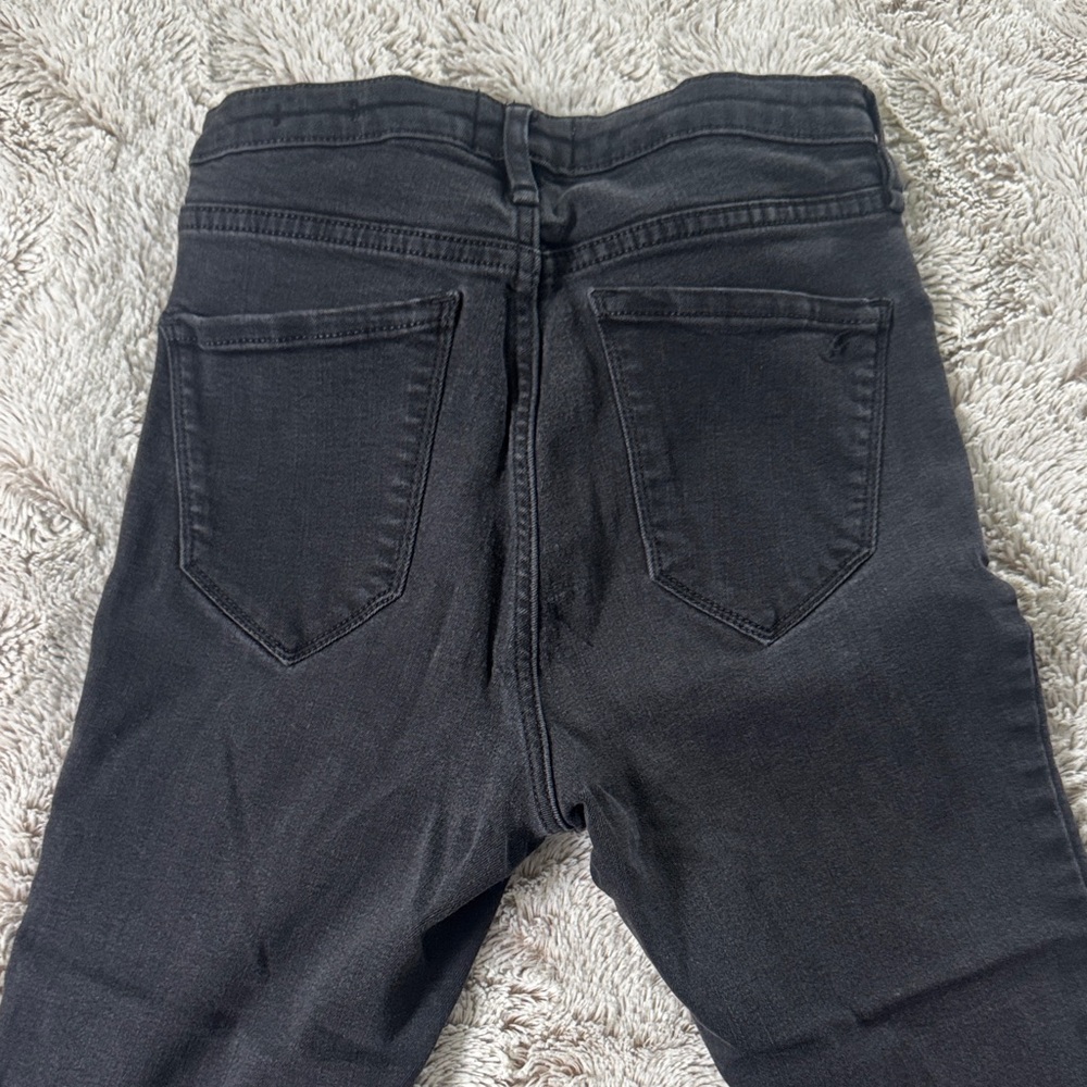 William Rast Black Distressed Skinny Jeans - Picture 3 of 4